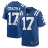 Men's Indianapolis Colts Mike Strachan Nike Royal Game Jersey