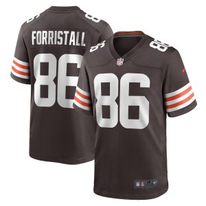 Men's Cleveland Browns Miller Forristall Nike Brown Game Player Jersey
