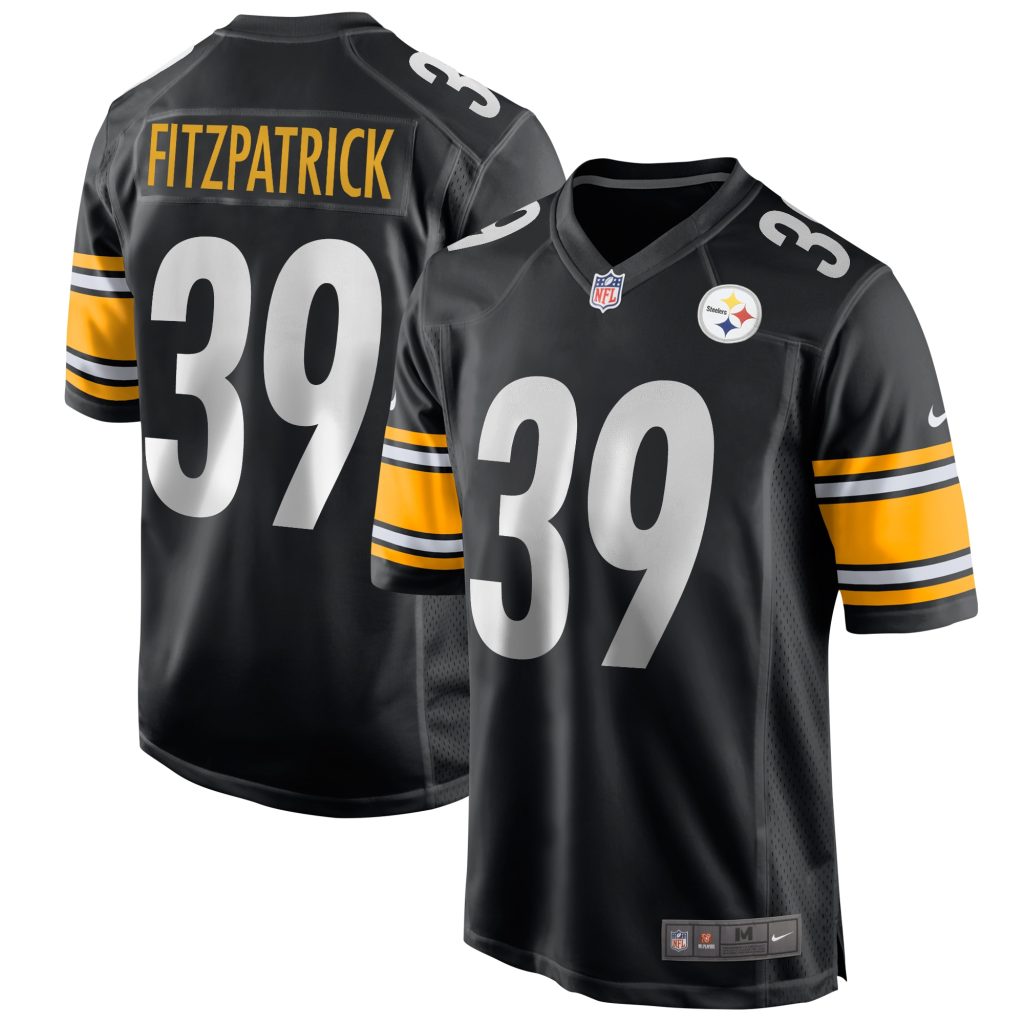 Men's Pittsburgh Steelers Minkah Fitzpatrick Nike Black Game Jersey