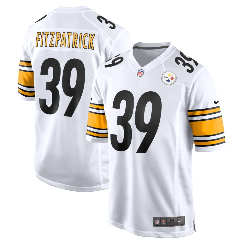 Men's Pittsburgh Steelers Minkah Fitzpatrick Nike White Game Player Jersey