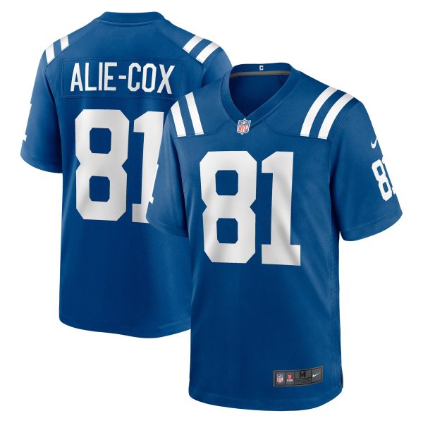 Men's Indianapolis Colts Mo Alie-Cox Nike Royal Team Game Jersey