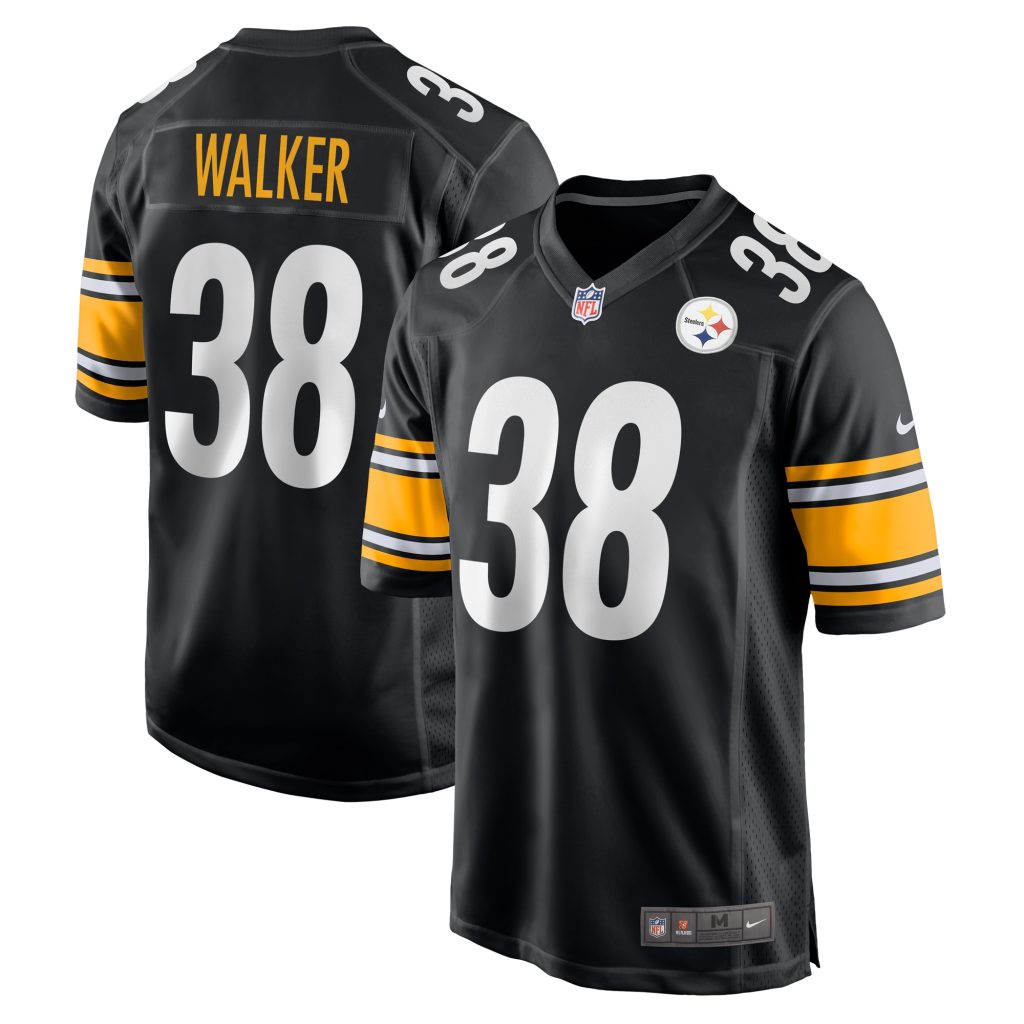 Mykal Walker Pittsburgh Steelers Nike Team Game Jersey -  Black