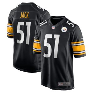 Men's Pittsburgh Steelers Myles Jack Nike Black Game Player Jersey