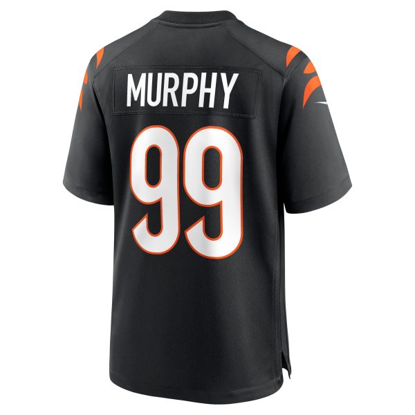 Men's Cincinnati Bengals Myles Murphy Nike Black 2023 NFL Draft First Round Pick Game Jersey