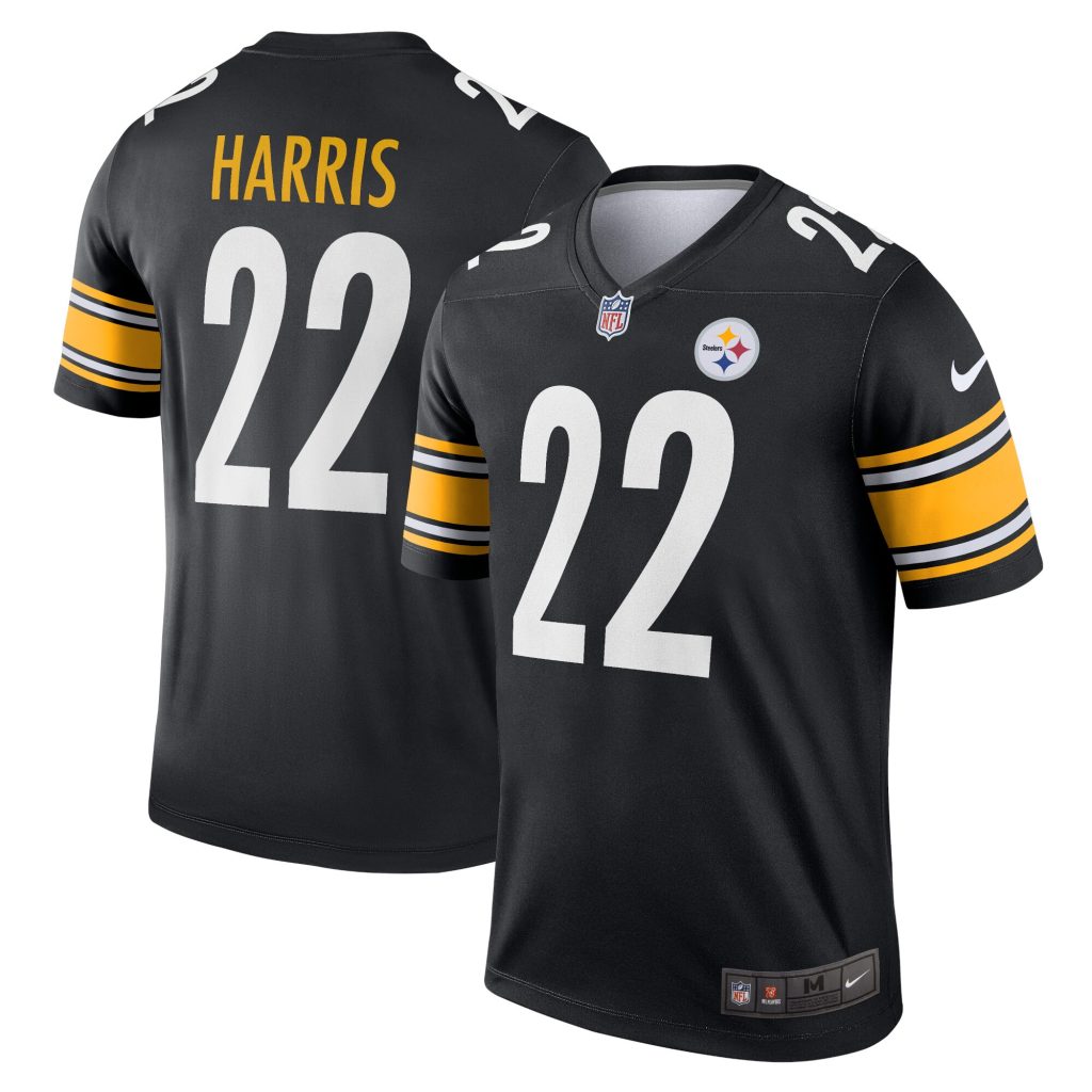Men's Pittsburgh Steelers Najee Harris Nike Black Legend Jersey