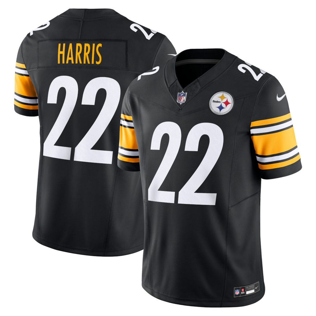 Men's Pittsburgh Steelers Najee Harris Nike Black Vapor F.U.S.E. Limited Jersey