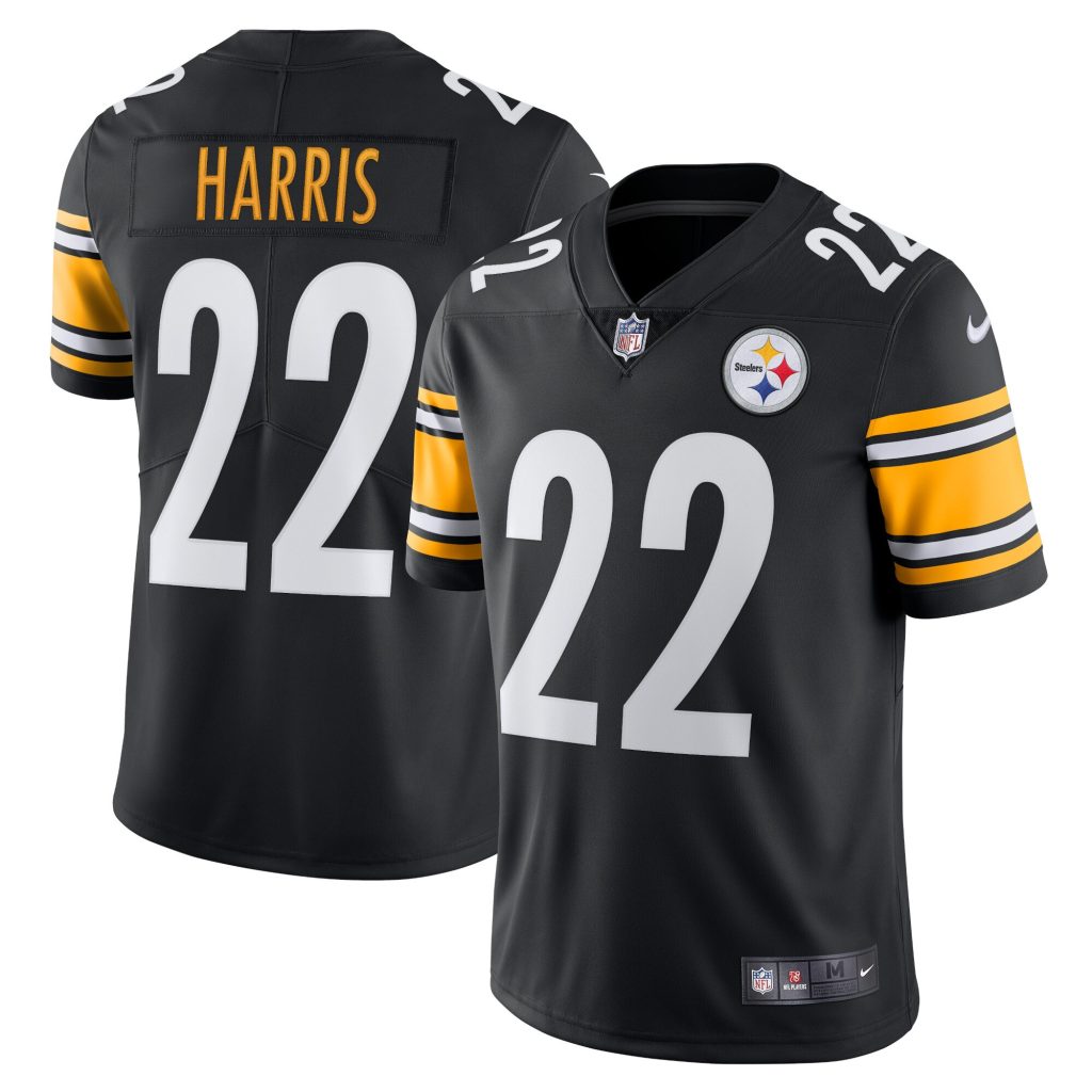 Men's Pittsburgh Steelers Najee Harris Nike Black Vapor Limited Jersey