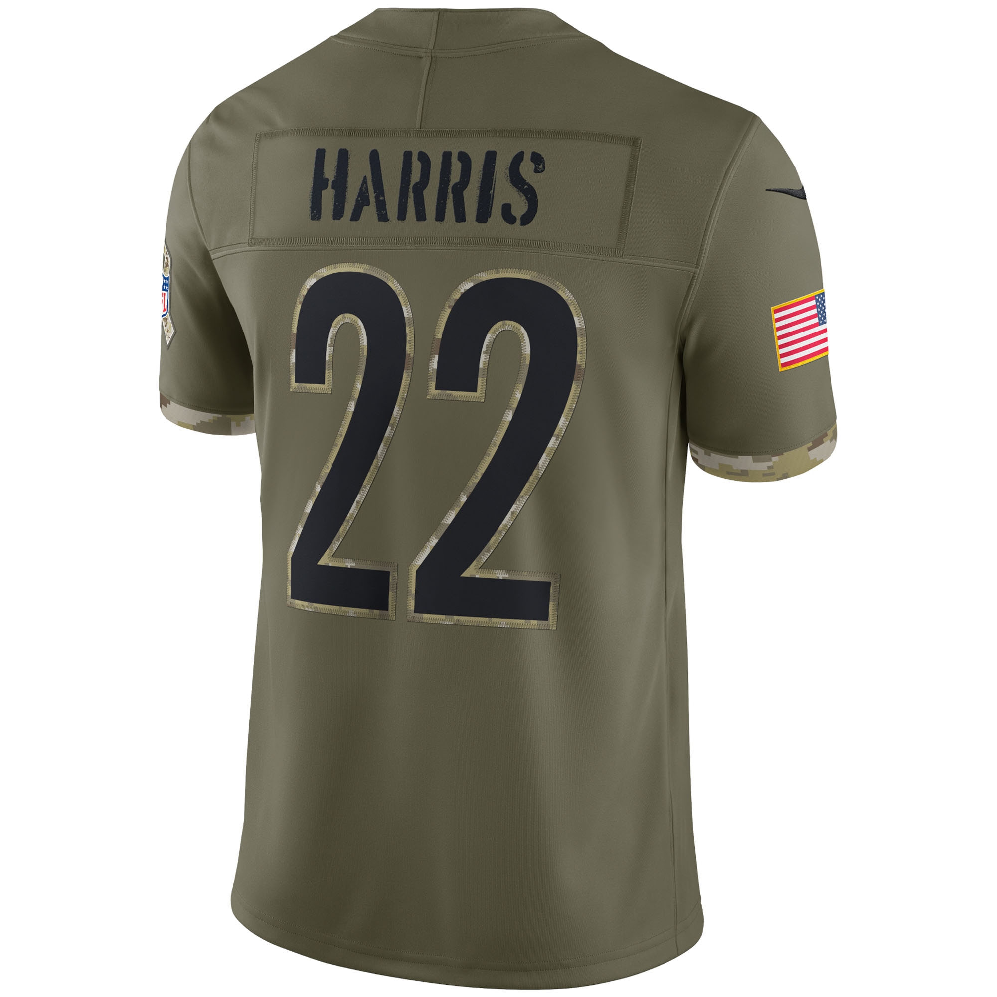 Men's Pittsburgh Steelers Nike Olive 2022 Salute To Service Limited Jersey