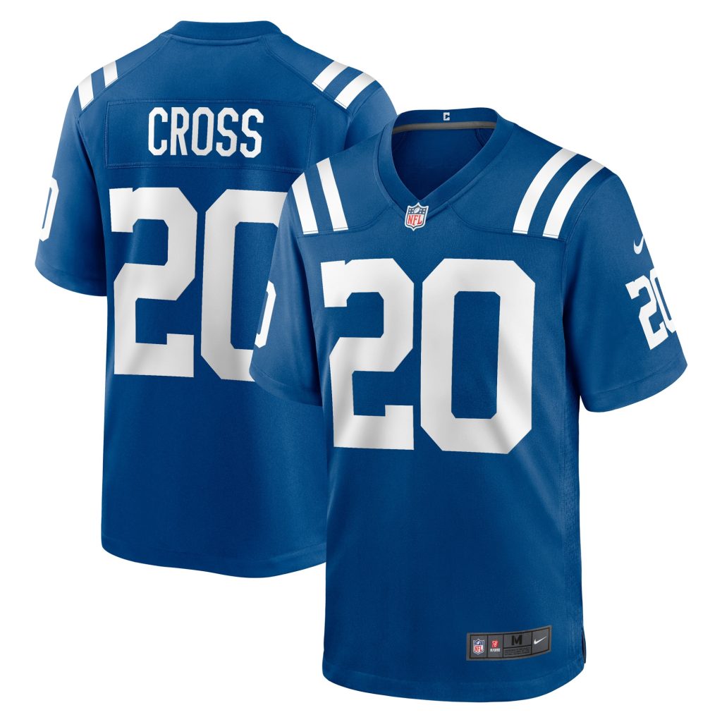 Men's Indianapolis Colts Nick Cross Nike Royal Player Game Jersey