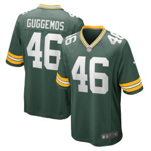 Men's Green Bay Packers Nick Guggemos Nike Green Home Game Player Jersey