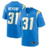 Men's Los Angeles Chargers Nick Niemann Nike Powder Blue Game Player Jersey