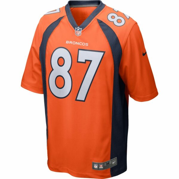 Men's Denver Broncos Noah Fant Nike Orange Game Jersey