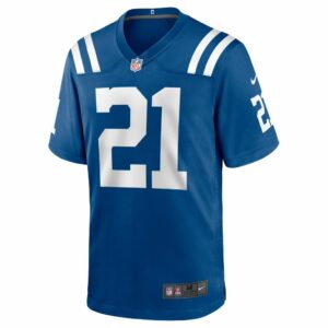 Men's Indianapolis Colts Nyheim Hines Nike Royal Game Jersey