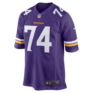 Men's Minnesota Vikings Oli Udoh Nike Purple Game Jersey