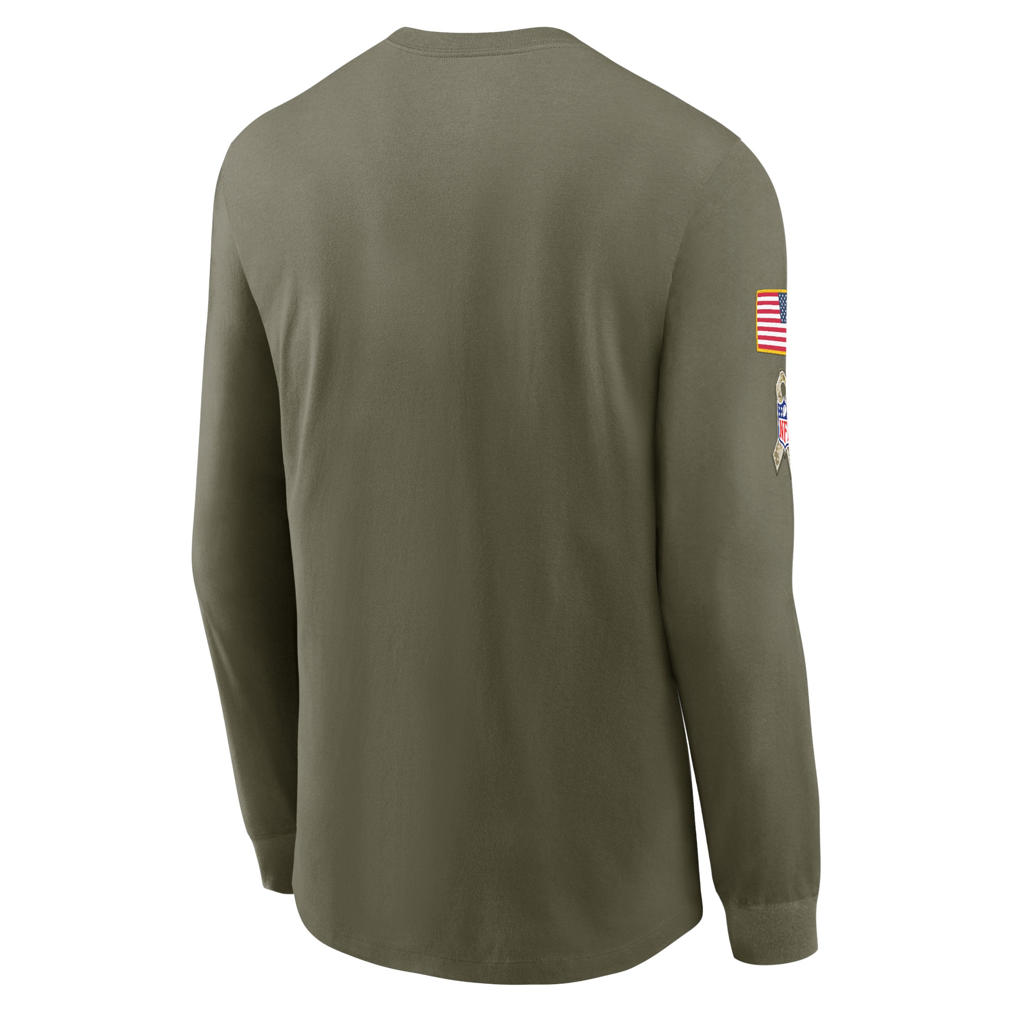 Men's Atlanta Falcons Nike Olive 2022 Salute To Service Long Sleeve T-Shirt