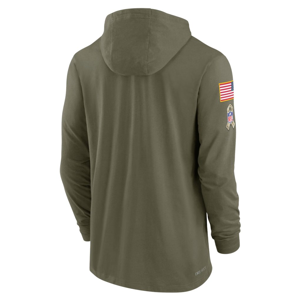 Men's Green Bay Packers Nike Olive 2022 Salute to Service Tonal ...