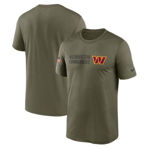 Men's Washington Commanders Nike Olive 2022 Salute to Service Legend Team T-Shirt