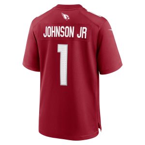 Men's Arizona Cardinals Paris Johnson Jr. Nike Cardinal 2023 NFL Draft First Round Pick Game Jersey
