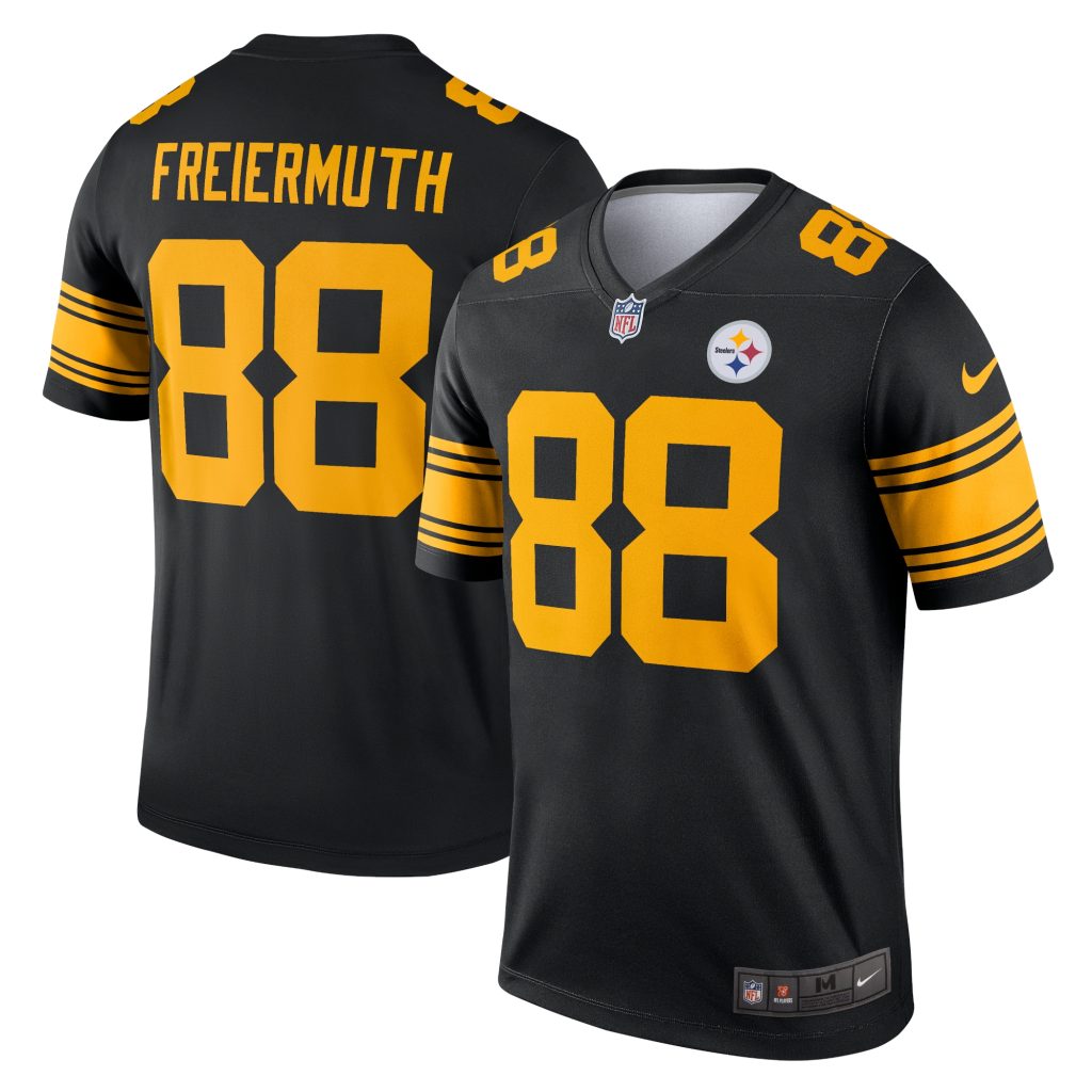 Men's Pittsburgh Steelers Pat Freiermuth Nike Black Alternate Legend Jersey
