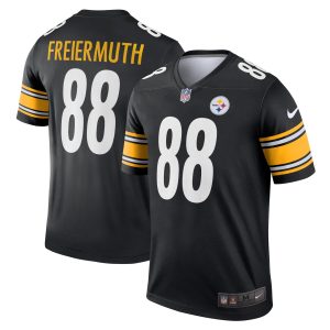 Men's Pittsburgh Steelers Pat Freiermuth Nike Black Legend Jersey