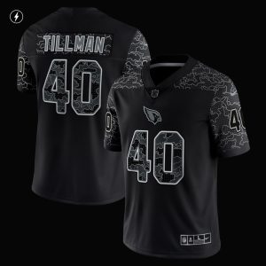 Men's Arizona Cardinals Pat Tillman Nike Black Retired Player RFLCTV Limited Jersey