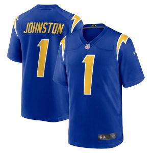 Men's Los Angeles Chargers Quentin Johnston Nike Royal Alternate Game Jersey
