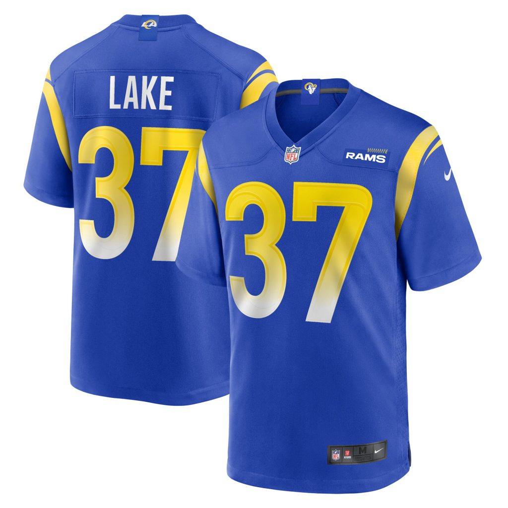 Men's Los Angeles Rams Quentin Lake Nike Royal Game Player Jersey