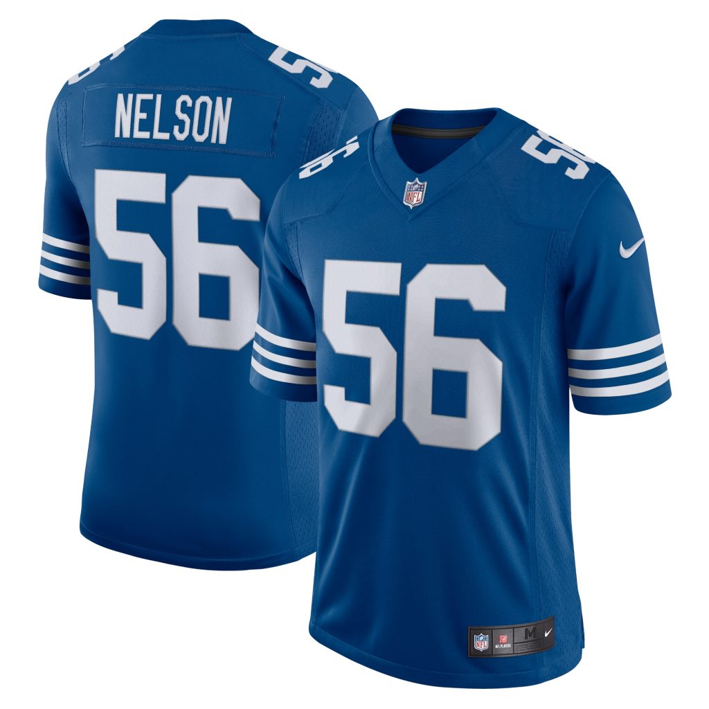 Men's Indianapolis Colts Quenton Nelson Nike Royal Alternate Vapor Limited Jersey