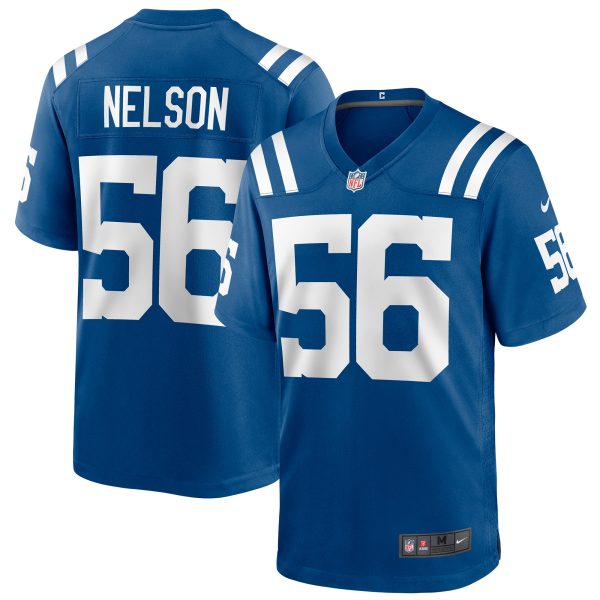 Men's Nike Quenton Nelson Royal Indianapolis Colts Player Game Jersey