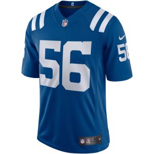 Men's Nike Quenton Nelson Royal Indianapolis Colts Vapor Limited Jersey