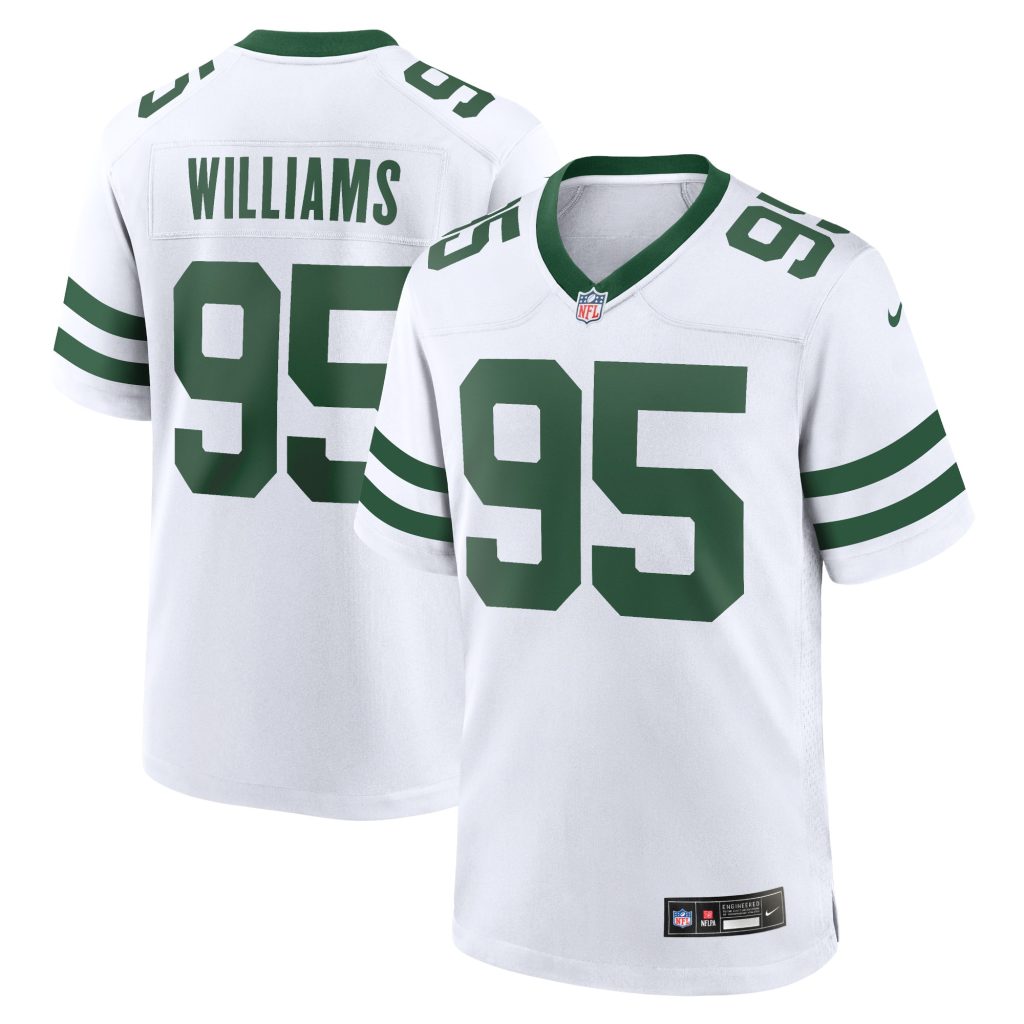Quinnen Williams New York Jets Nike Legacy Player Game Jersey - White