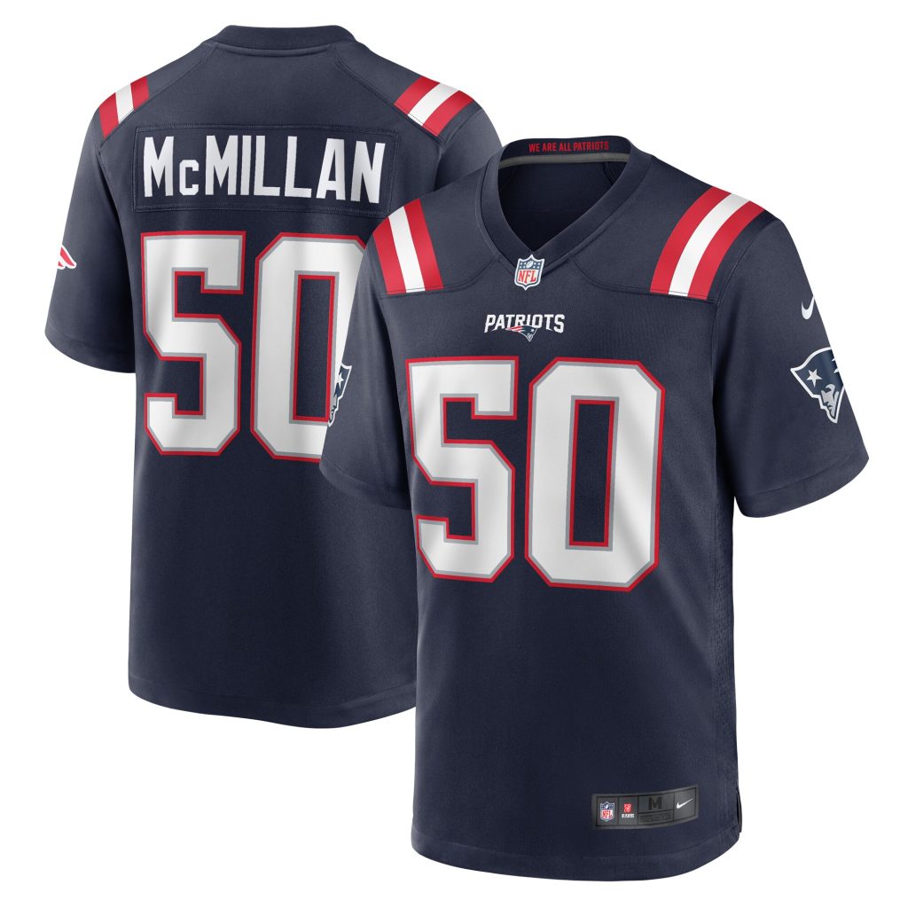 Men's New England Patriots Raekwon McMillan Nike Navy Home Game Player Jersey