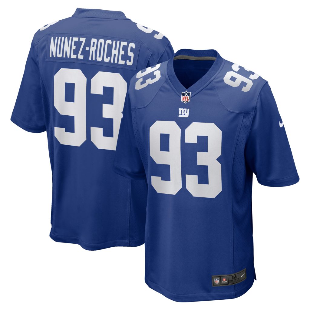 Men's New York Giants Rakeem Nunez-Roches Nike Royal Game Player Jersey