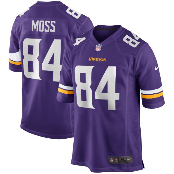 Men's Minnesota Vikings Randy Moss Nike Purple Game Retired Player Jersey