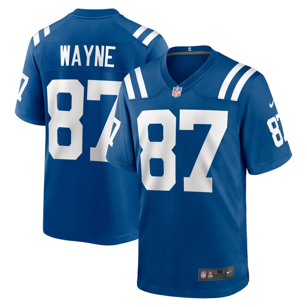 Men's Indianapolis Colts Reggie Wayne Nike Royal Retired Player Game Jersey