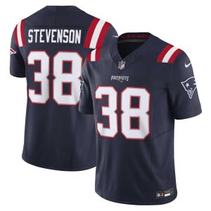 Men's New England Patriots Rhamondre Stevenson Nike Navy Vapor F.U.S.E. Limited Jersey