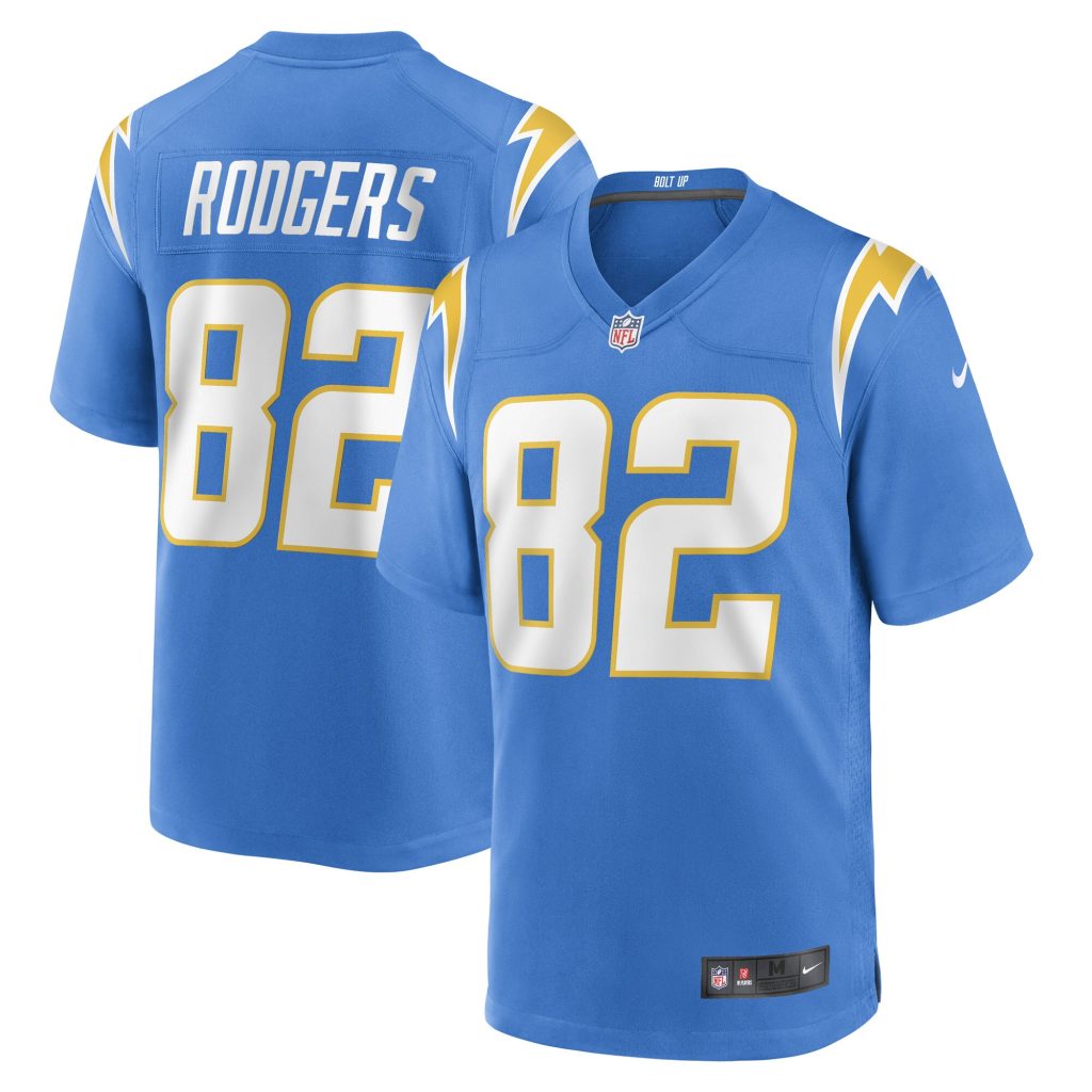 Men's Los Angeles Chargers Richard Rodgers Nike Powder Blue Game Player Jersey