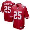 Men's San Francisco 49ers Richard Sherman Nike Scarlet Game Player Jersey