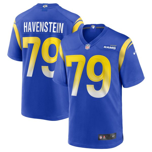 Men's Los Angeles Rams Rob Havenstein Nike Royal Game Jersey