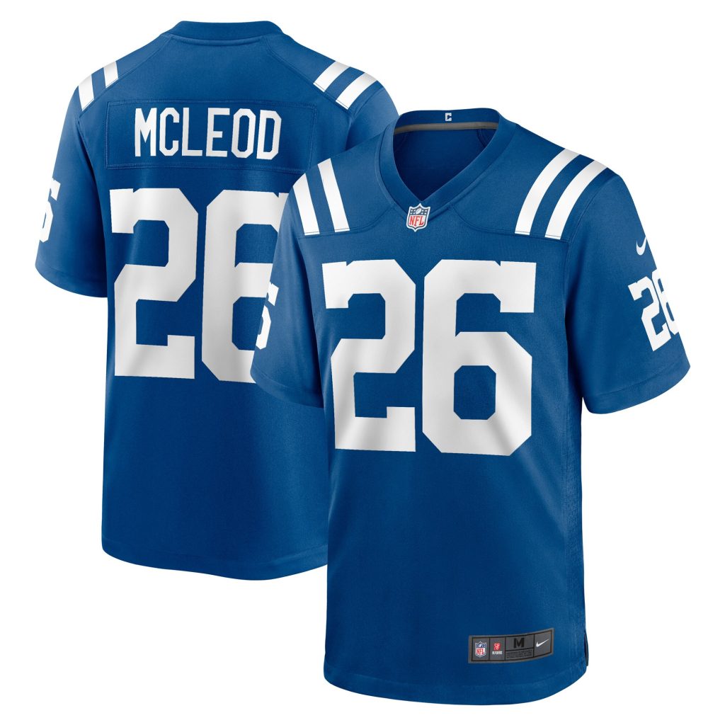 Men's Indianapolis Colts Rodney McLeod Nike Royal Player Game Jersey