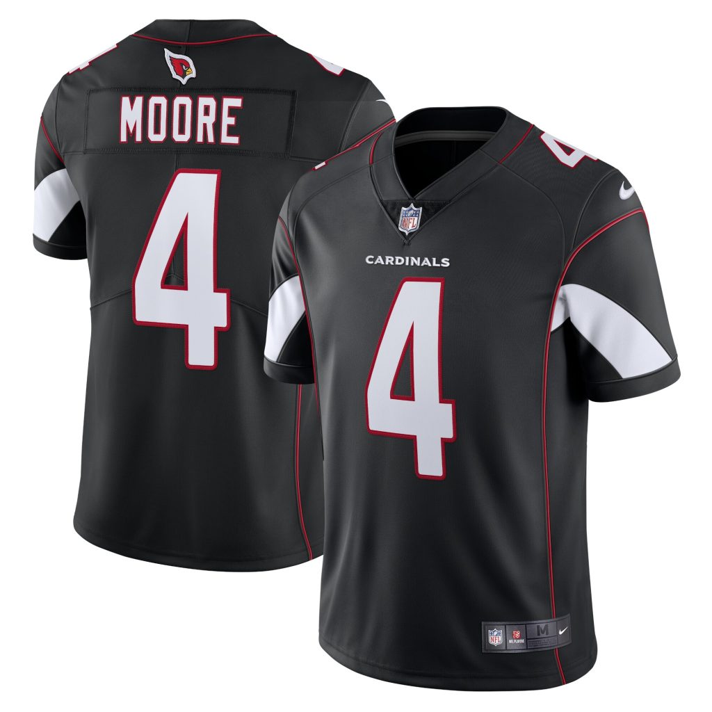Men's Arizona Cardinals Rondale Moore Nike Black Alternate Vapor Limited Jersey