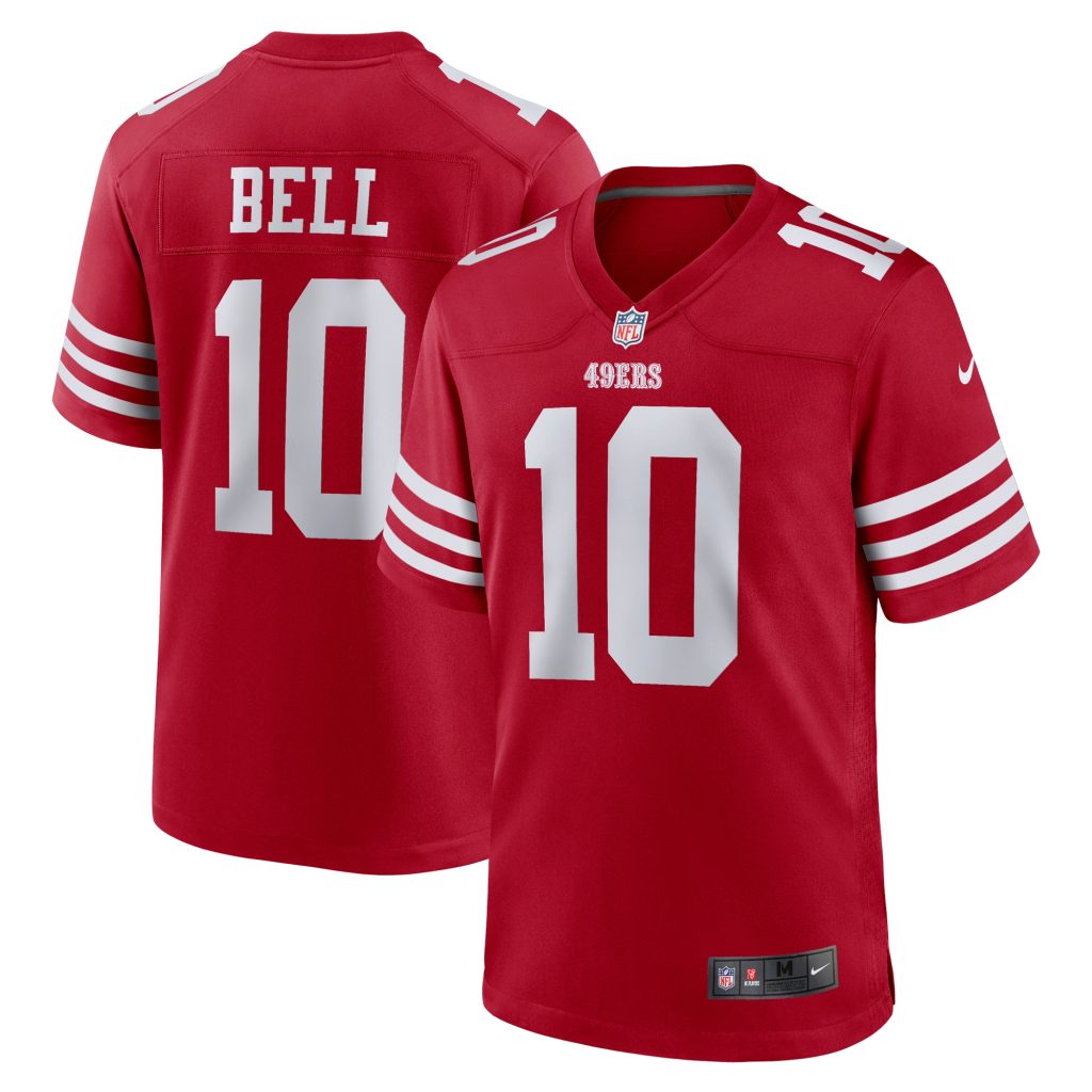 Men's San Francisco 49ers Ronnie Bell Nike Scarlet Team Game Jersey