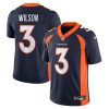 Men's Denver Broncos Russell Wilson Nike Navy  Vapor Untouchable Limited Jersey