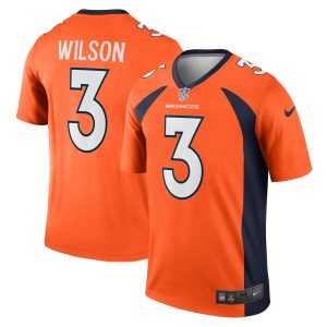 Men's Denver Broncos Russell Wilson Nike Orange Legend Jersey