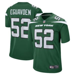 Sam Eguavoen New York Jets Nike  Game Jersey - Gotham Green