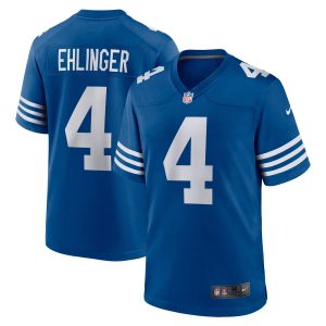 Men's Indianapolis Colts Sam Ehlinger Nike Blue Game Player Jersey