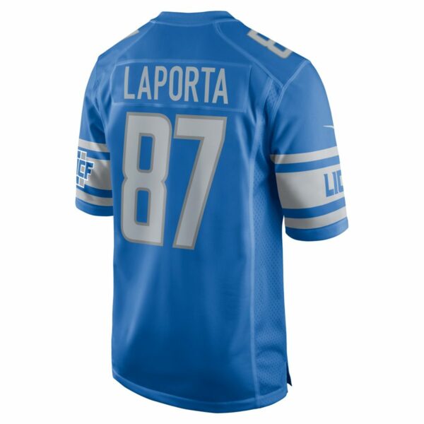 Sam LaPorta Detroit Lions Nike Team Game Jersey - Blue