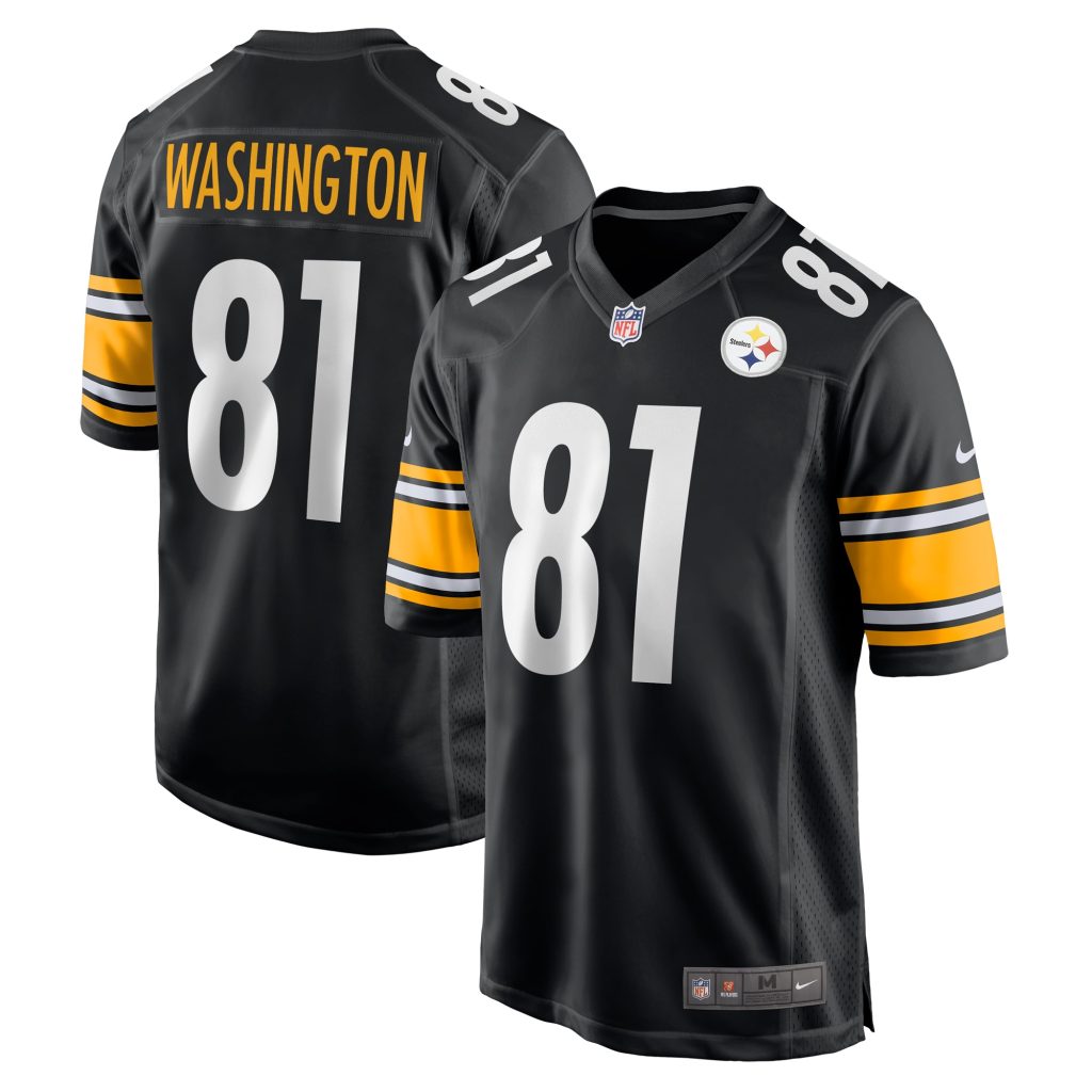 Scotty Washington Pittsburgh Steelers Nike  Game Jersey -  Black