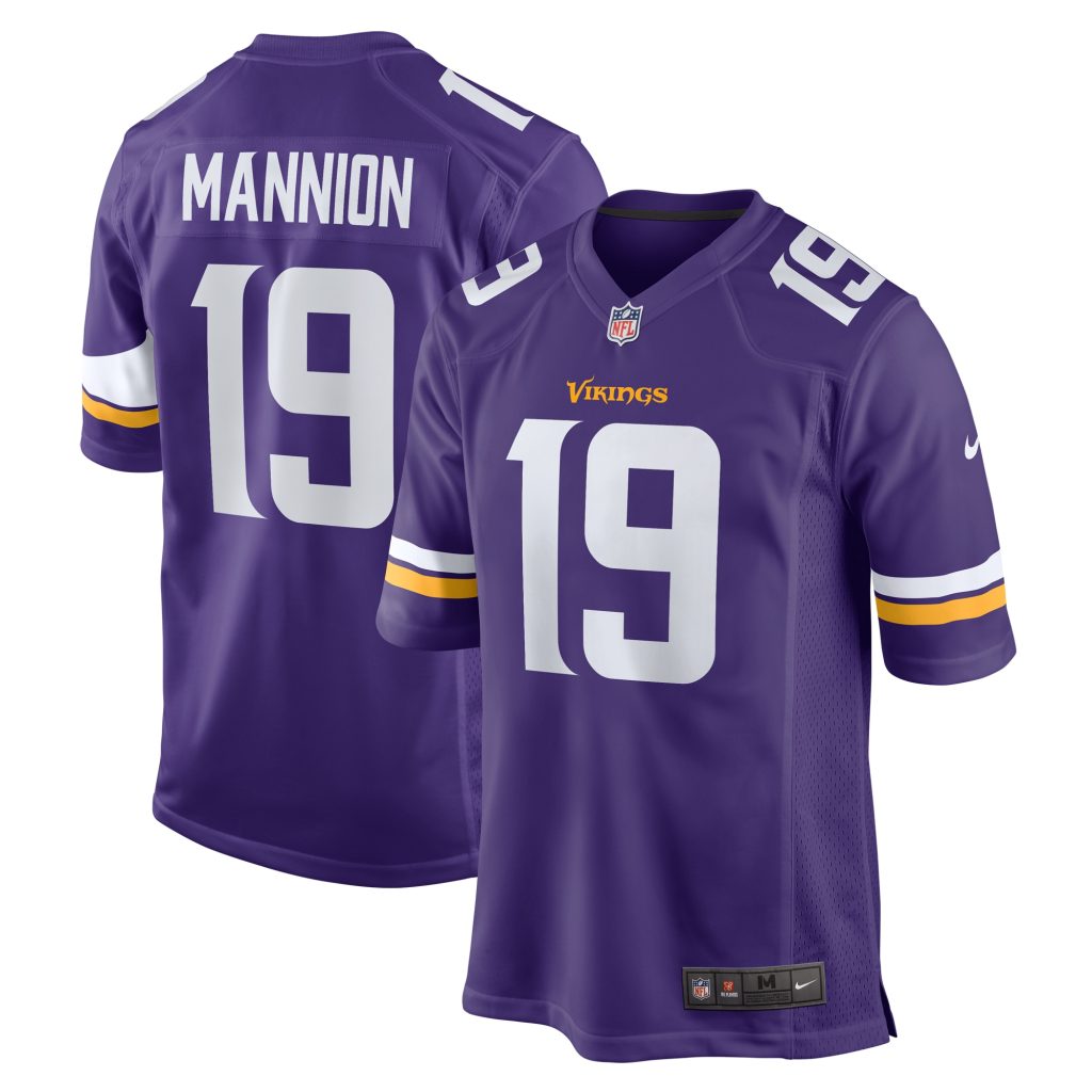 Sean Mannion Minnesota Vikings Nike  Game Jersey -  Purple