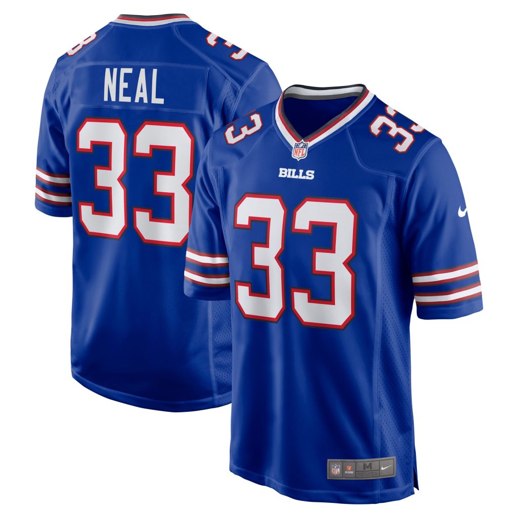 Men's Buffalo Bills Siran Neal Nike Royal Game Player Jersey
